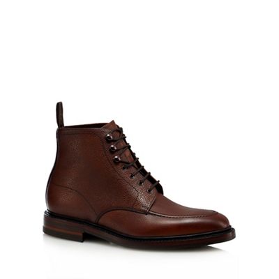 Loake Brown 'Anglesey' apron boots